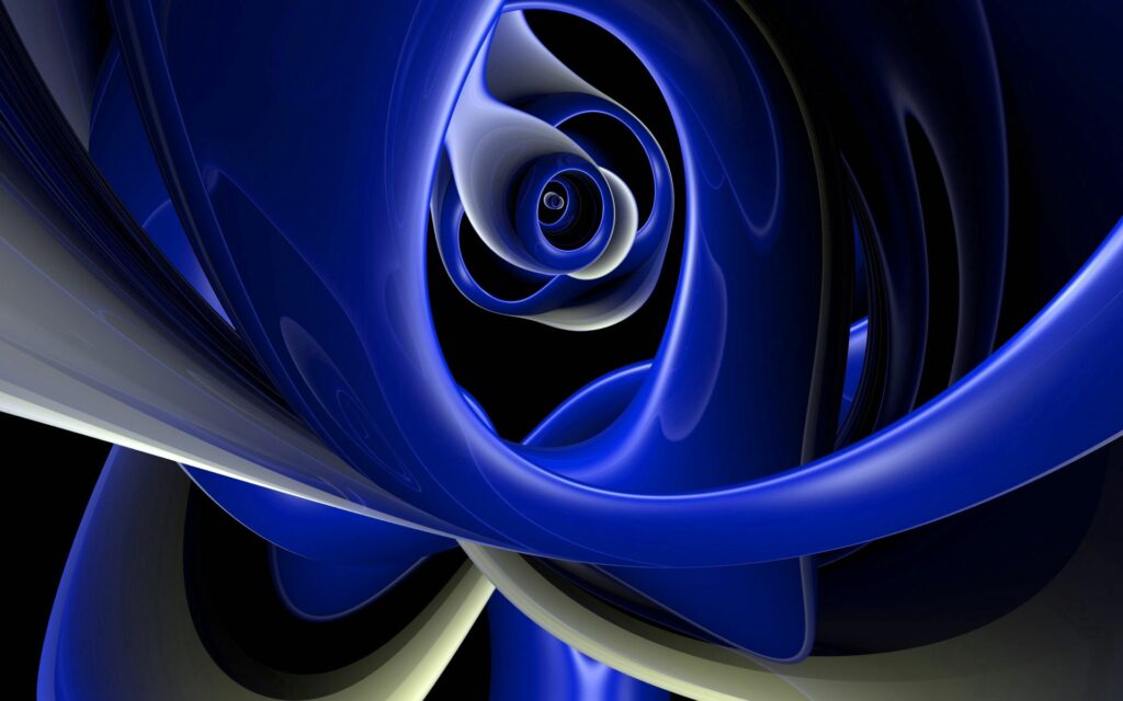 Swirling Blue & White Abstract Background - 1920x1200 Wallpaper