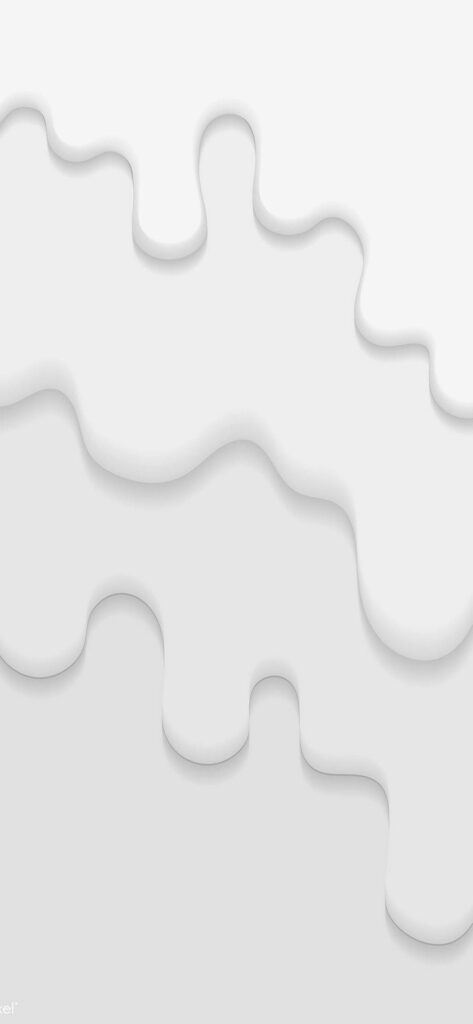 Ethereal Eruption: Mesmerizing 3D Paint Drips Enchanting the White iPhone Screen Wallpaper
