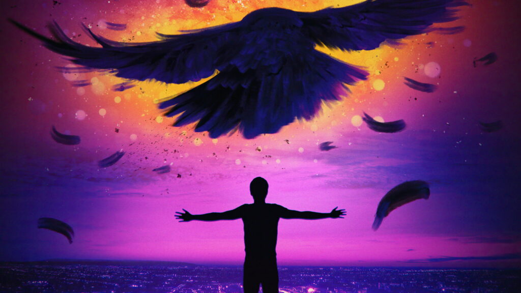 Embark on a Visual Journey: Stunning HD Wallpaper of the Artist's Digital Artwork Invites You to 'Fly With Me'