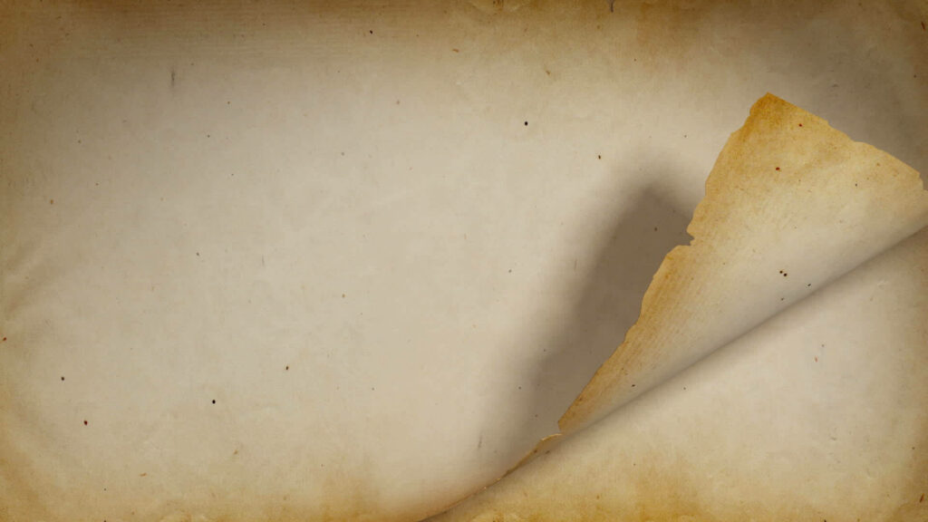 Faded Elegance: Vintage Folded Corner Accent Gracing a Simple Paper Wallpaper