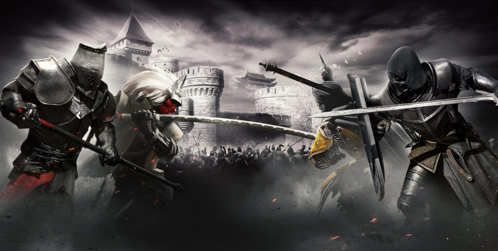 Dominant Conqueror in 'For Honor': Enter the Realm of Ruthless Medieval Combat Wallpaper