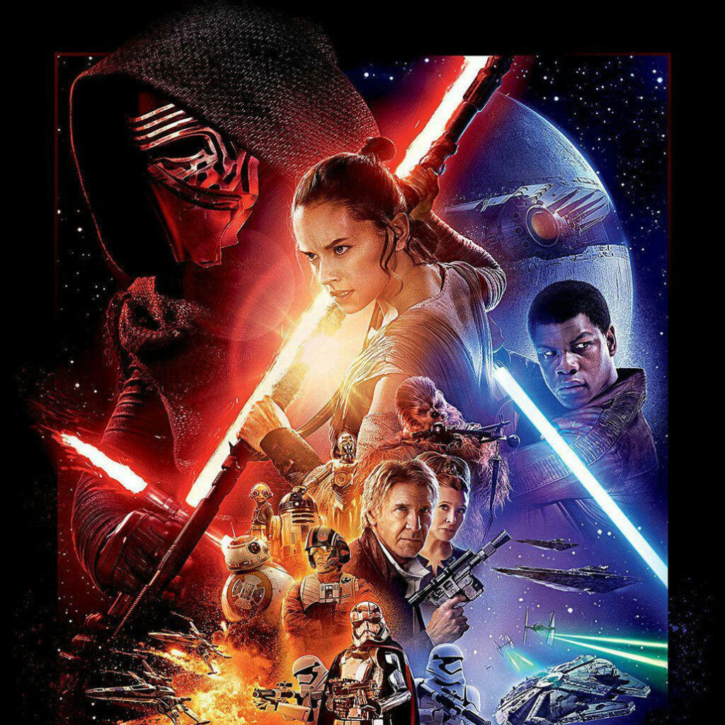 The Ultimate Star Wars Tribute: A Captivating Ipad Wallpaper Uniting The Force Awakens Cast