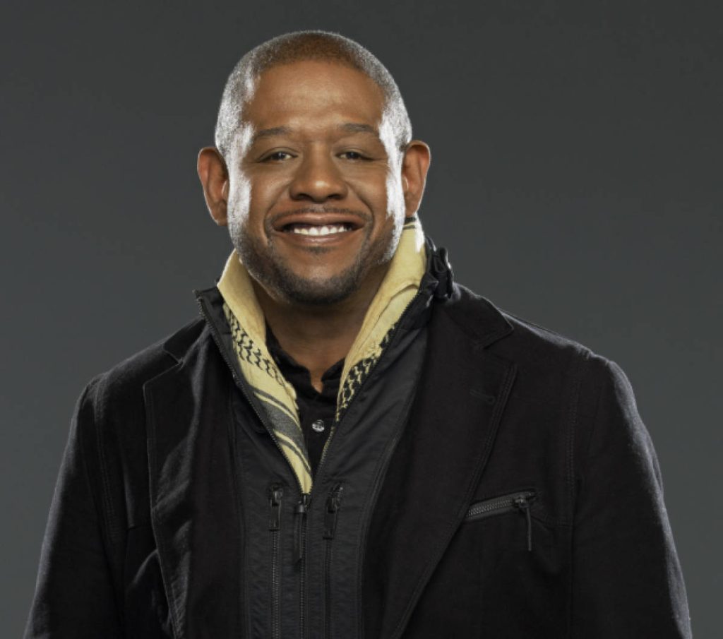 Forest Whitaker as Unit Chief Sam Cooper in black jacket and scarf studio portrait wallpaper