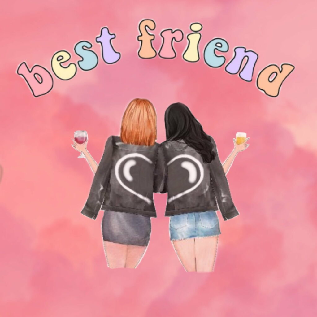 Pink BFFs: Best Friend Forever Moments for Your HD Phone Wallpaper