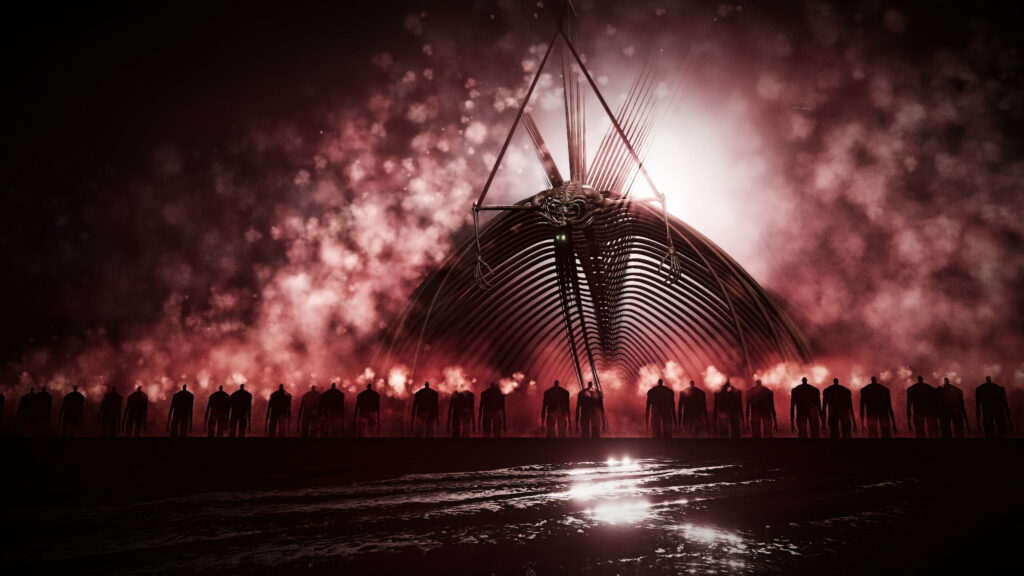 Decisive Battle: Unleashing the Power of the Founding Titan in The Rumbling - 4K Wallpaper from Attack On Titan