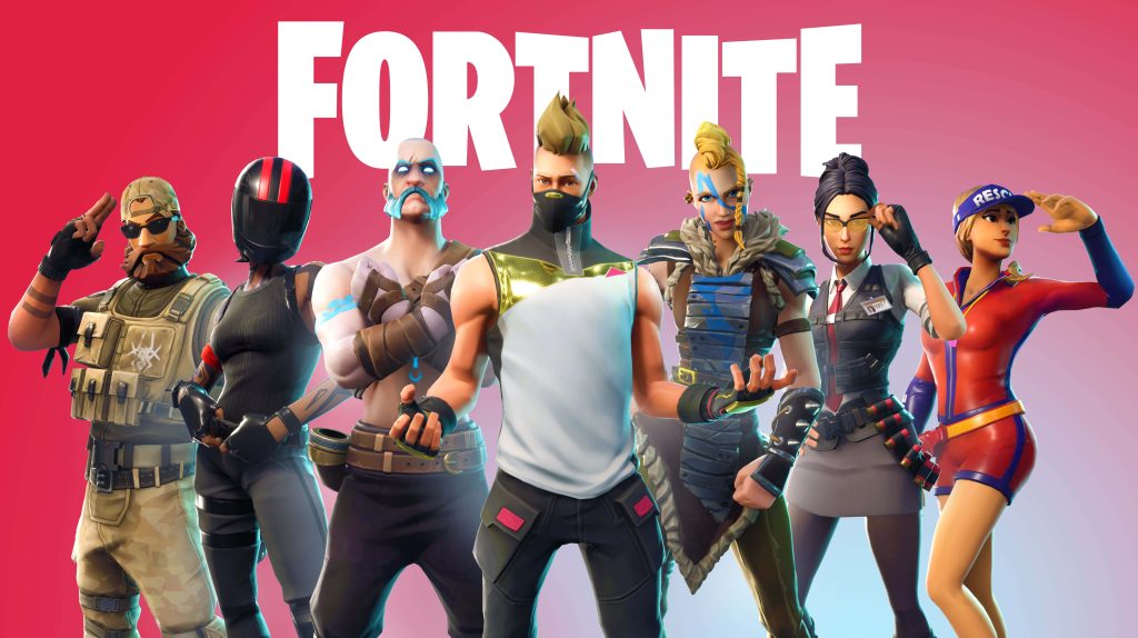 Fortnite Season 5 characters Drift Ragnarok Huntress Rook Sun Strider vibrant red wallpaper