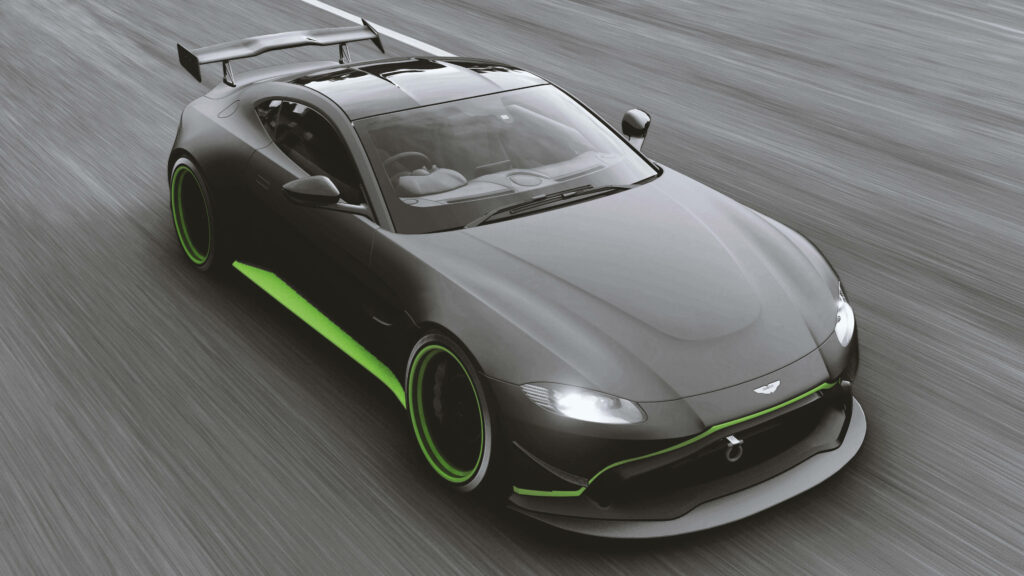 Forza 4 high speed sports car racing on blurred track dynamic motorsport performance wallpaper