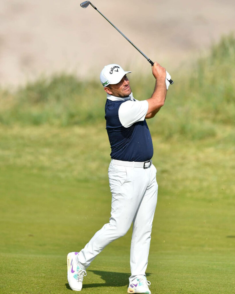 Francesco Molinari Golf Action Wallpaper: Focus & Precision