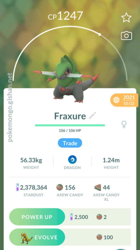 Fraxure Pokémon GO Wallpaper: Stats, Abilities & Evolution Details