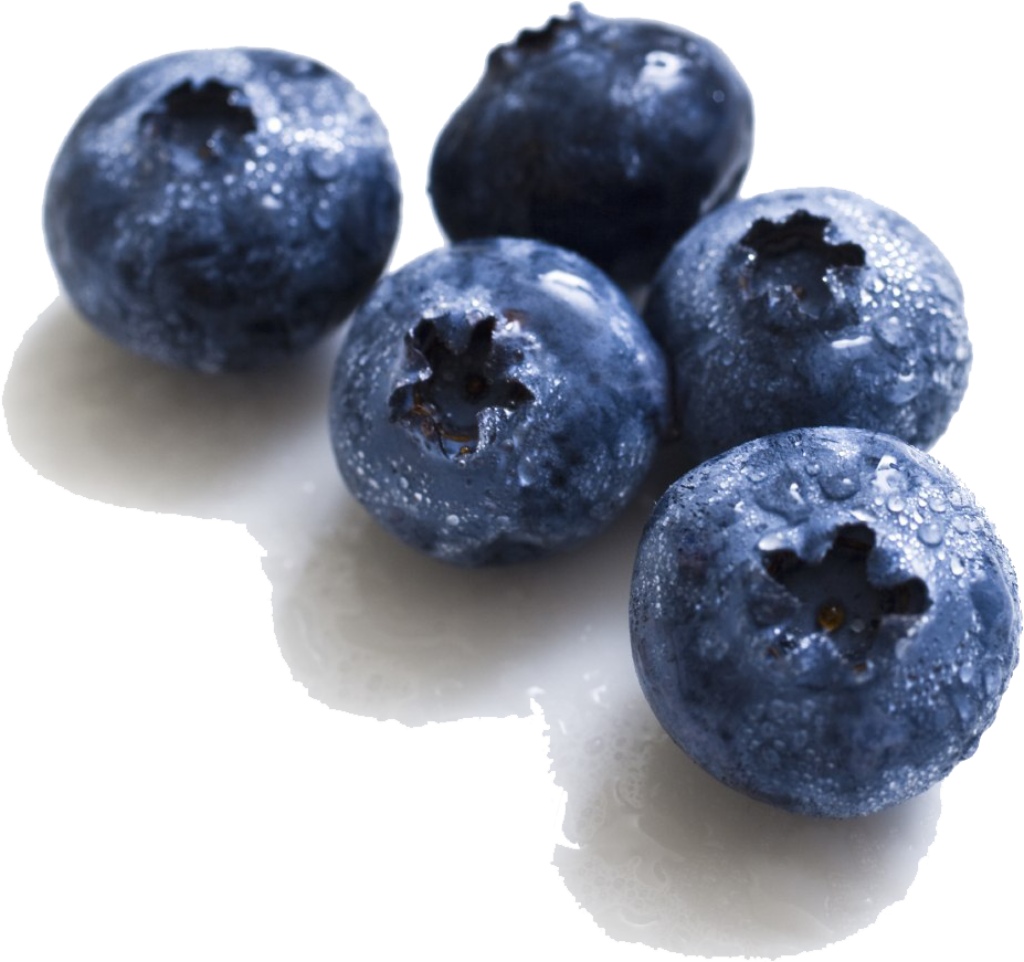 Fresh Blueberries Close-Up: Water Droplets & Rich Texture Wallpaper