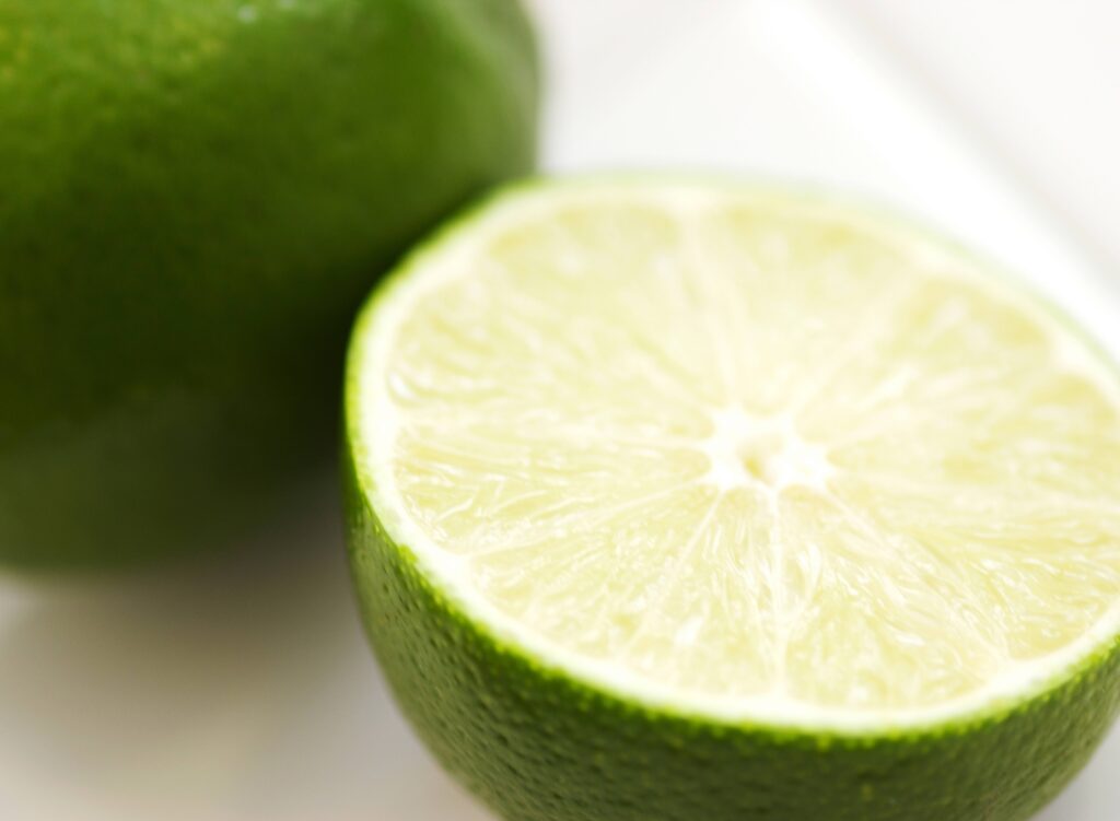 Vibrant Close-Up Lime Wallpaper: Juicy Interior & Smooth Peel