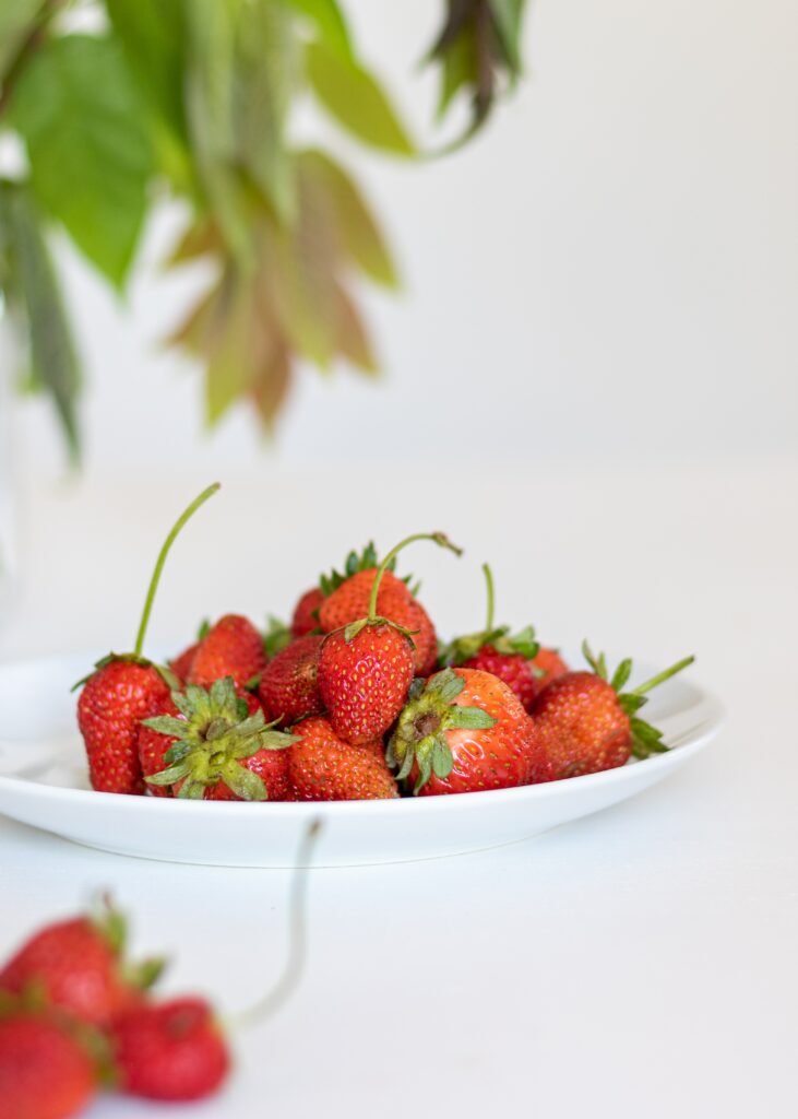Vibrant Strawberry Wallpaper: Fresh Fruits on Bright Background
