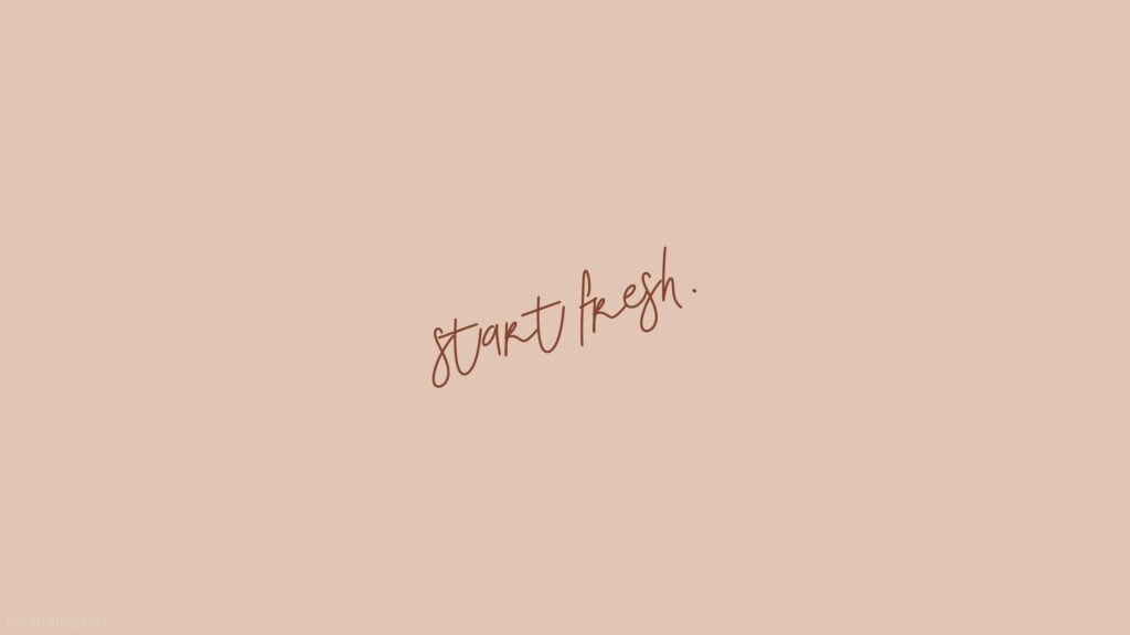 Fresh Beginnings: A Cute and Aesthetic Wallpaper to Inspire