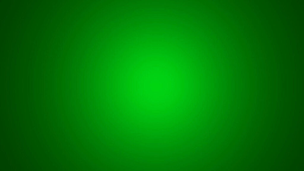 Minimalist green gradient wallpaper with luminous center fading into deep forest tones background