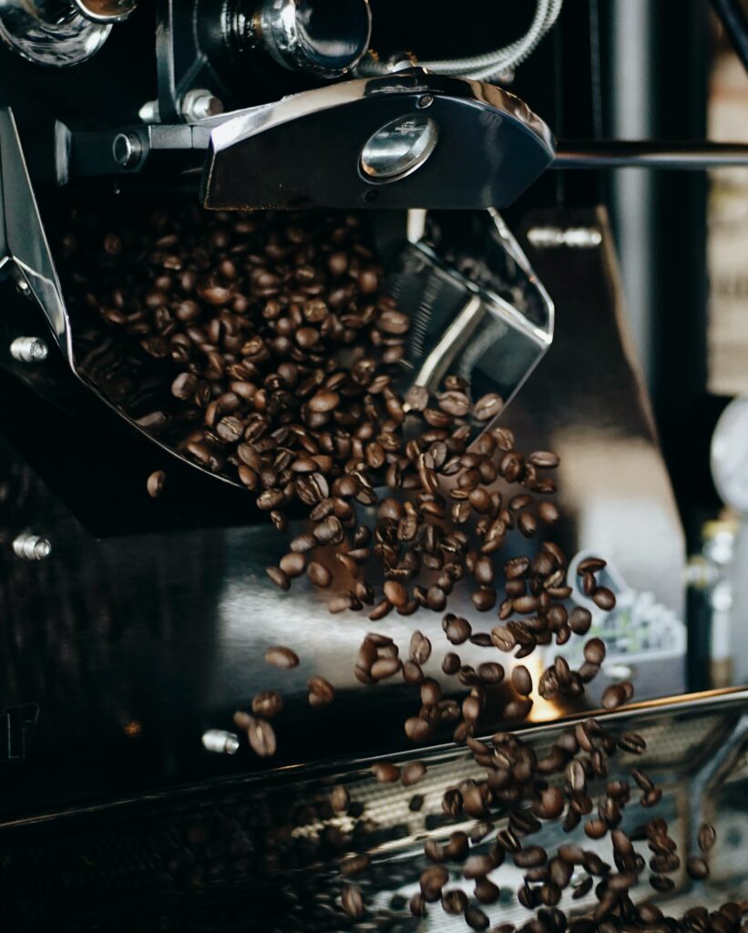 Freshly Roasted Coffee Beans Wallpaper - Rich Brown Tones
