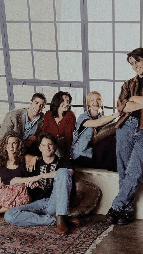 Season 1 Friends Wallpaper: Iconic Cast in Cozy Setting