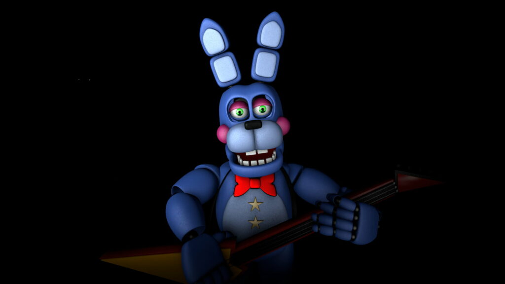 Nightmare Shifts: A Haunting Wallpaper From Freddy Fazbear's Pizzeria Simulator