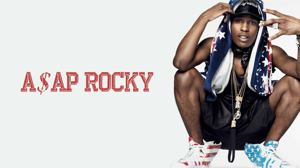 ASAP Rocky: Menacingly Stylish in Textured HD Wallpaper