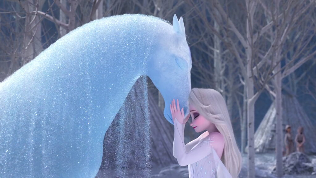 Enchanting Elsa: Frozen 2 Movie Wallpaper in Stunning 5K Resolution
