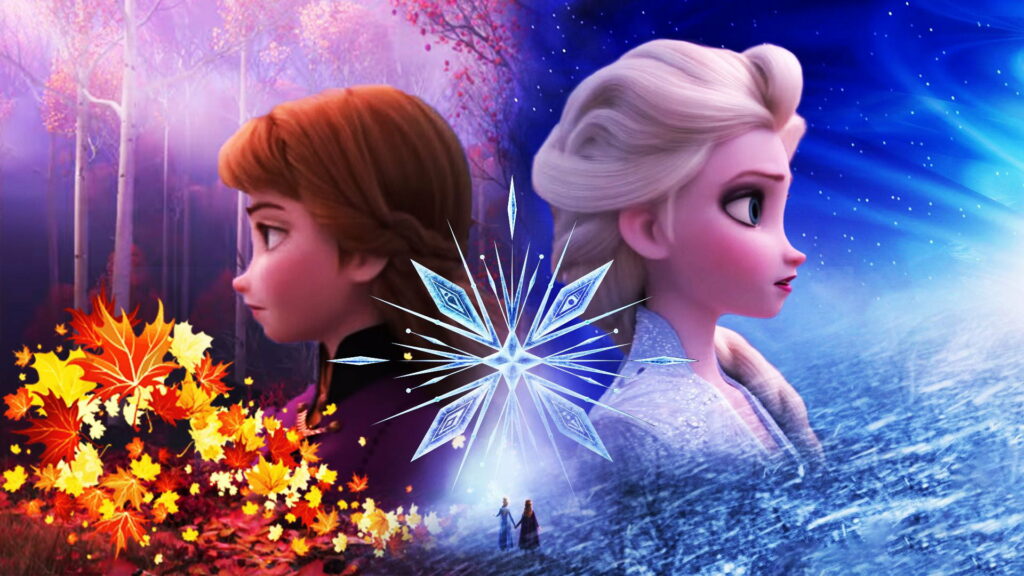 Frozen's Beloved Sisters Grace Your Screen in Stunning HD Wallpaper