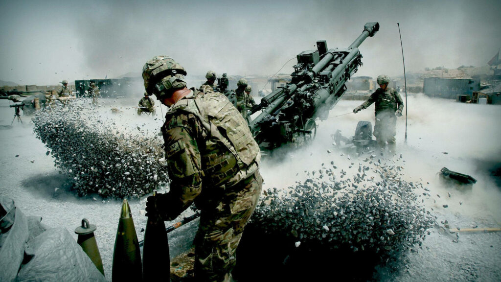 Wintry Warriors: The Marines Prepare for Military Operations Wallpaper