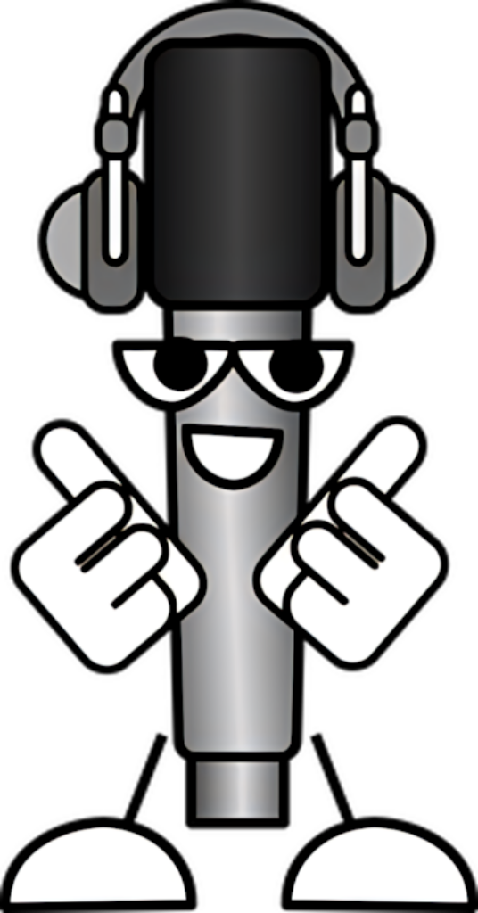 Vibrant Cartoon Microphone Wallpaper for Music Lovers & Creatives