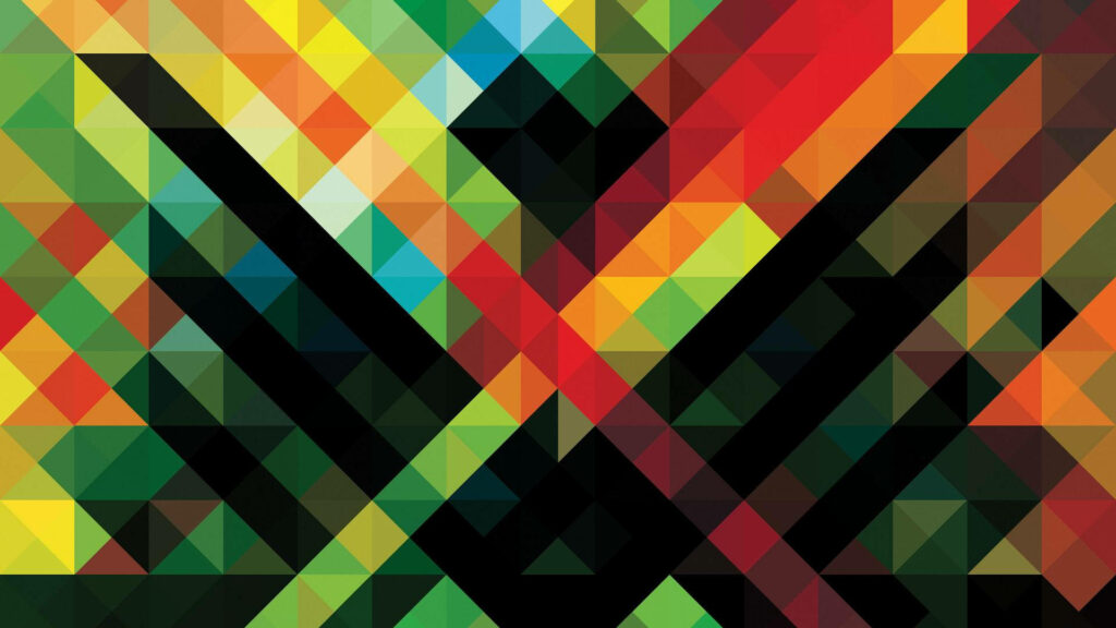 Groovy Riddim: A Vibrant Reggae-inspired Wallpaper Bursting with Color and Pattern