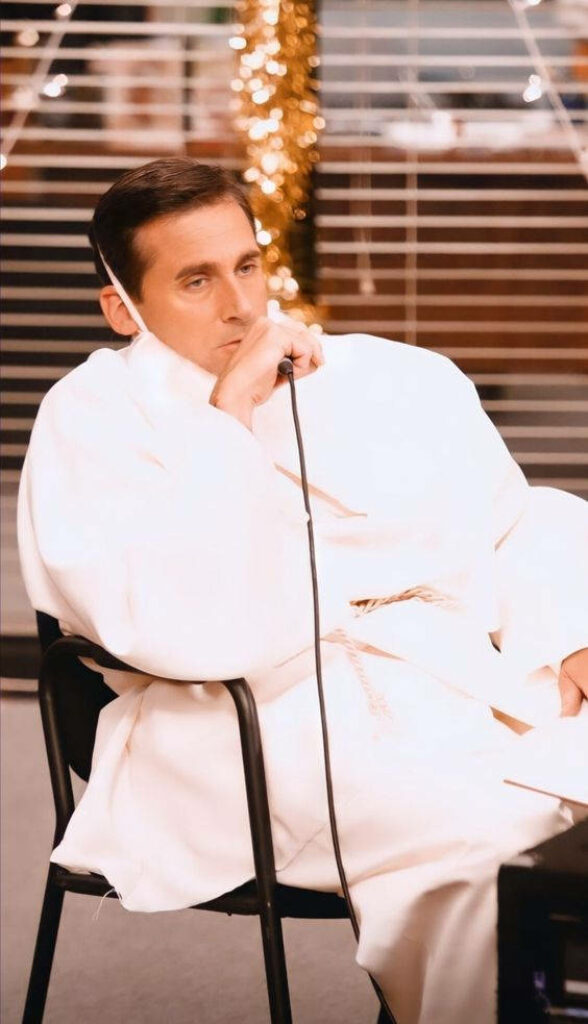 Funny iPhone Wallpaper: The Office Sumo Suit Scene for Laughs!
