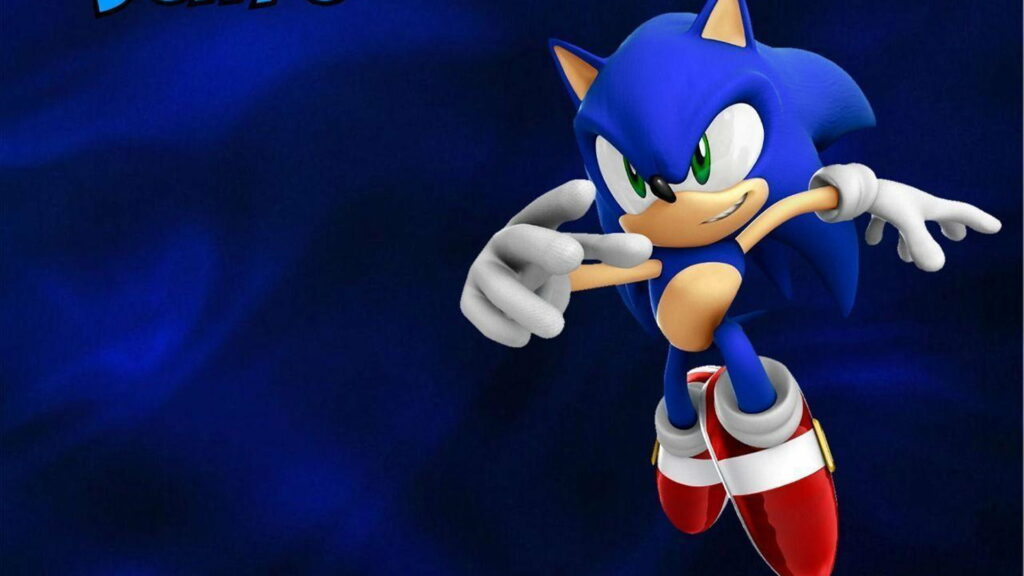 Furious Sonic: Unleashing Wrath in the Dark Wallpaper