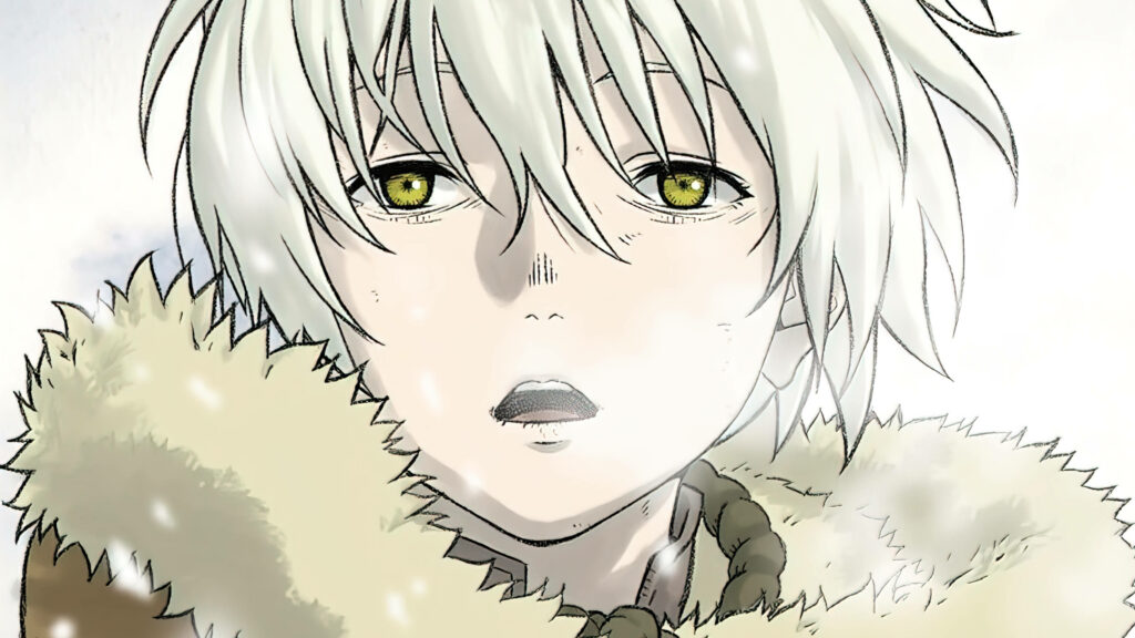 Fushi from To Your Eternity: Captivating Snowy Wallpaper Background