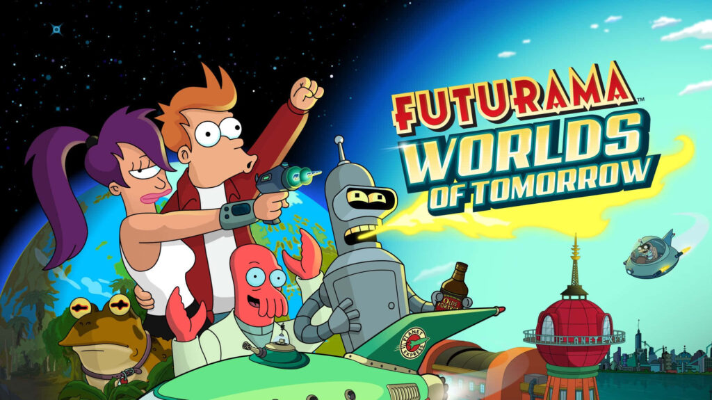 Futurama Wallpaper: Fry, Leela & Crew's Iconic Interstellar Adventure