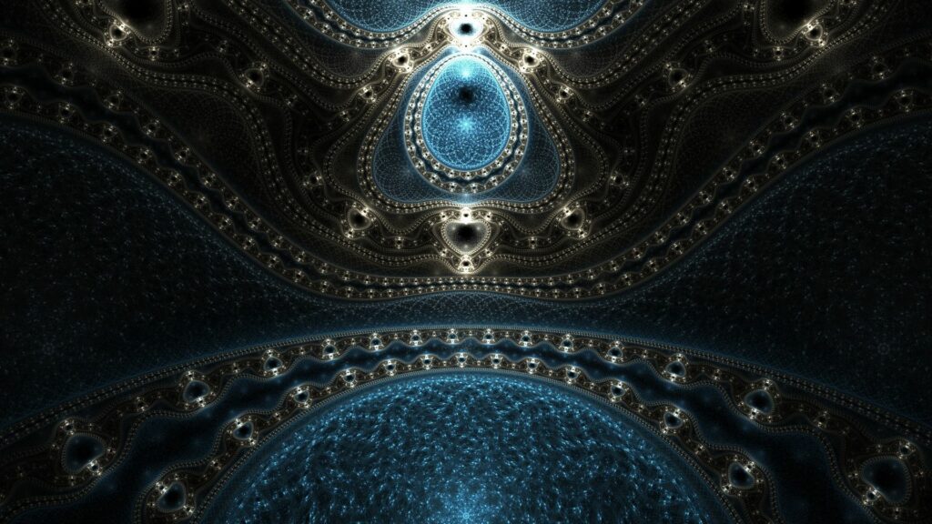 Futuristic Patterns: 1920x1080 Illuminated Abstract Wallpaper