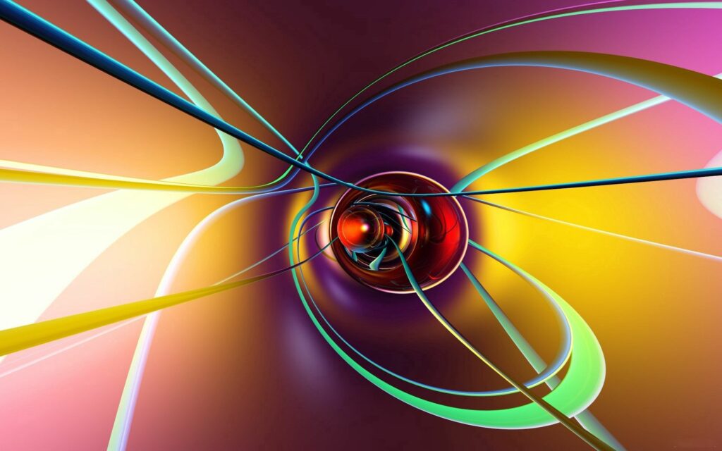 Vibrant 1920x1200 Abstract Wallpaper with Swirling Colors