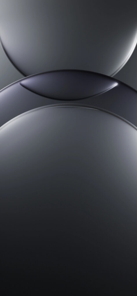 Futuristic Dark Gray Abstract Sphere Wallpaper for Huawei Nova 13
