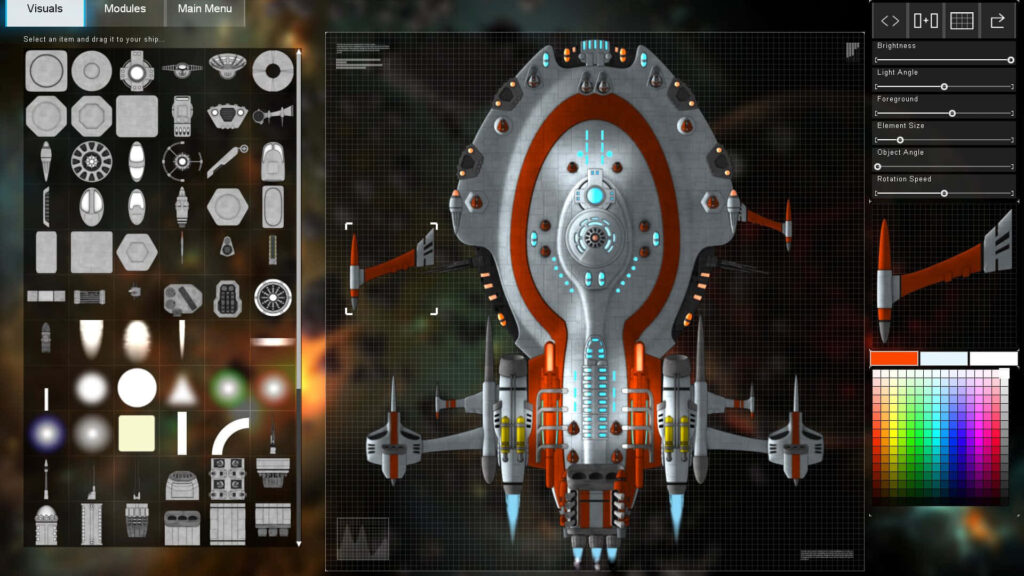 Futuristic Battleship Wallpaper: Vibrant Design & Customization