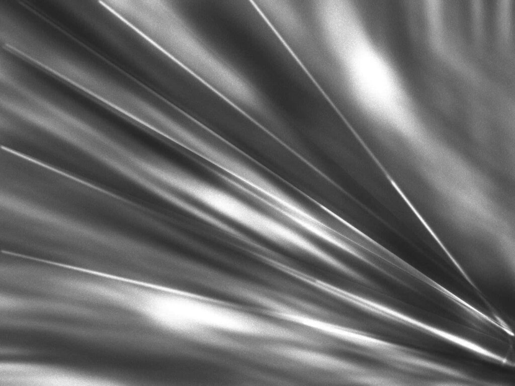 Futuristic Black & Silver Chrome Abstract Desktop Wallpaper