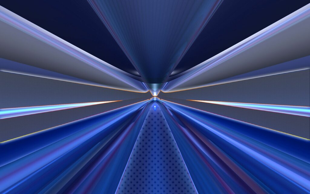 Dynamic Blue and Gray Abstract Wallpaper - Futuristic Background Design