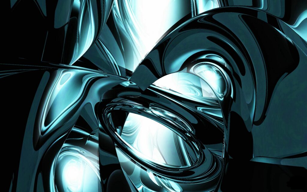 Futuristic Blue Metallic Shard Wallpaper - 1920x1200 Background