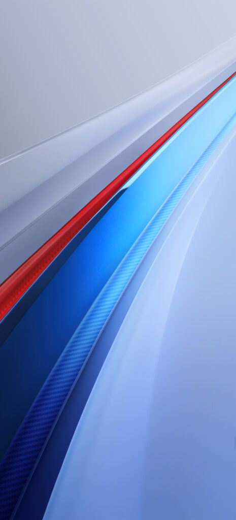 Futuristic iQOO 13 Wallpaper: Dynamic Blue & Silver Design