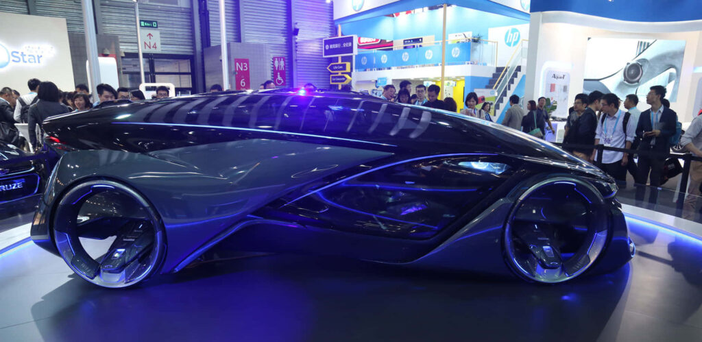 Futuristic Car Concept: Advanced Design & Tech - Wallpaper Background