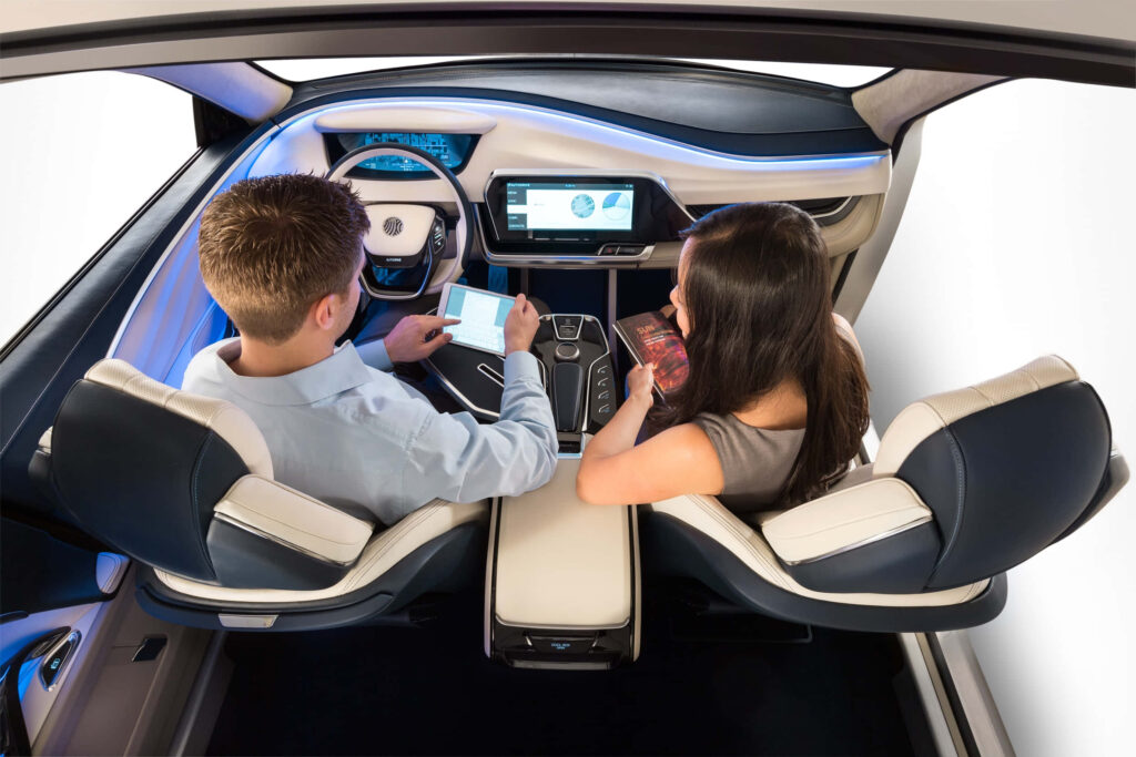 Futuristic Car Interior Wallpaper: Advanced Dashboards & Sleek Comfort