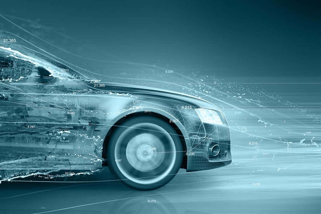 Futuristic Car Wallpaper: Sleek Design & High-Tech Digital Features
