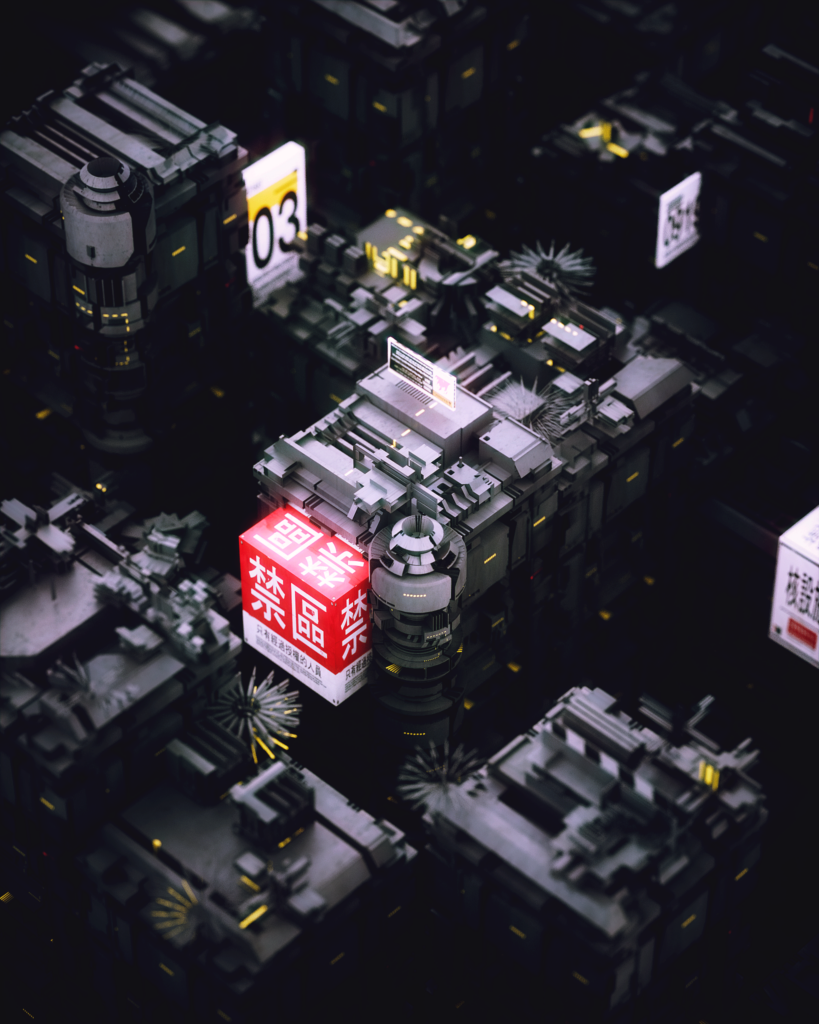 Futuristic Circuit System Wallpaper: High-Tech Cyberpunk Background
