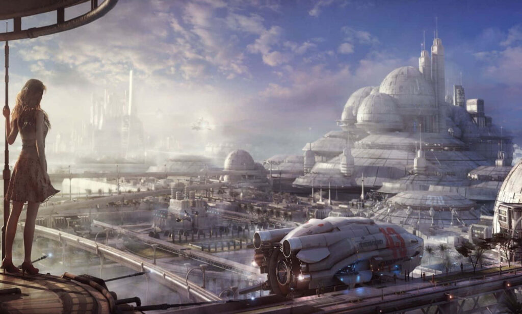 Stunning Futuristic Cityscape Wallpaper: Explore Advanced Architecture