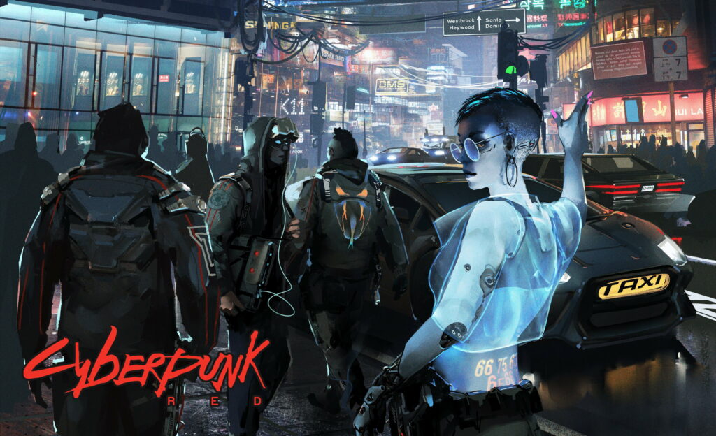 Immersive Futuristic Nightscapes: Cyberpunk 2077 QHD Wallpaper Delights