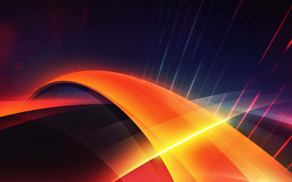 Futuristic Dark Orange & Red Abstract Desktop Wallpaper Background