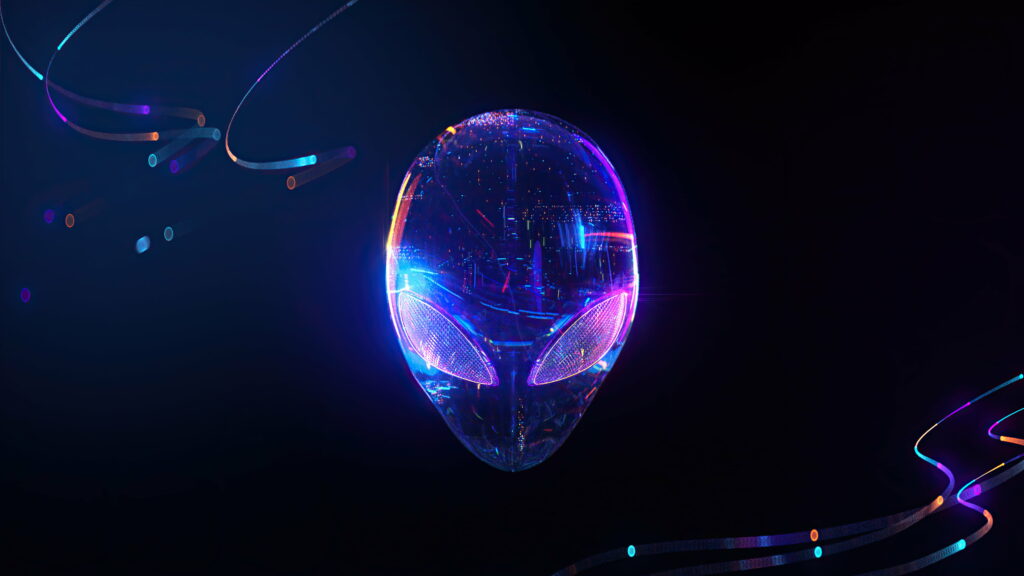 Digital Enigma: An Alienware Affair in 4K Wallpaper