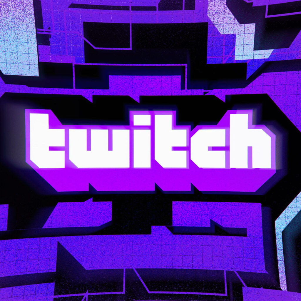 Vibrant Geometric Design with Prominent Twitch [1080] Logo - Twitch 1080 Background Artwork Wallpaper