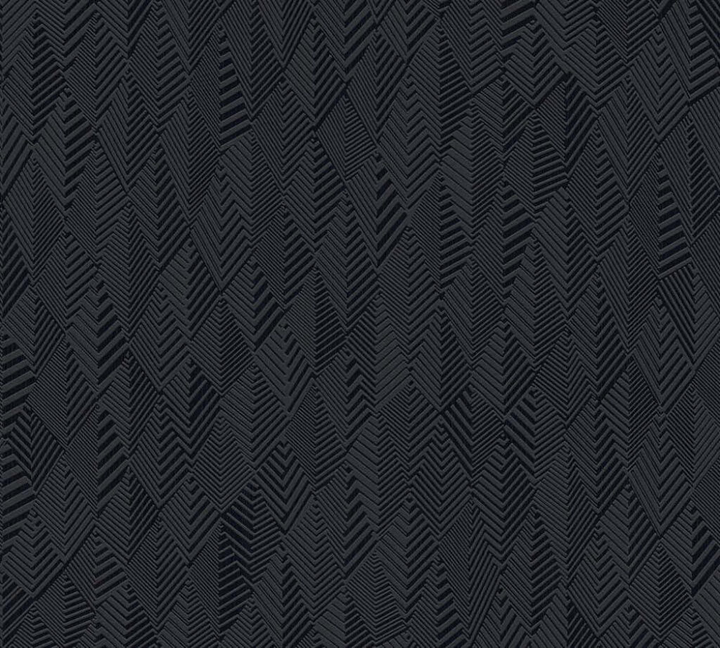 3D Geometric Black Wallpaper: Futuristic Abstract Background Design