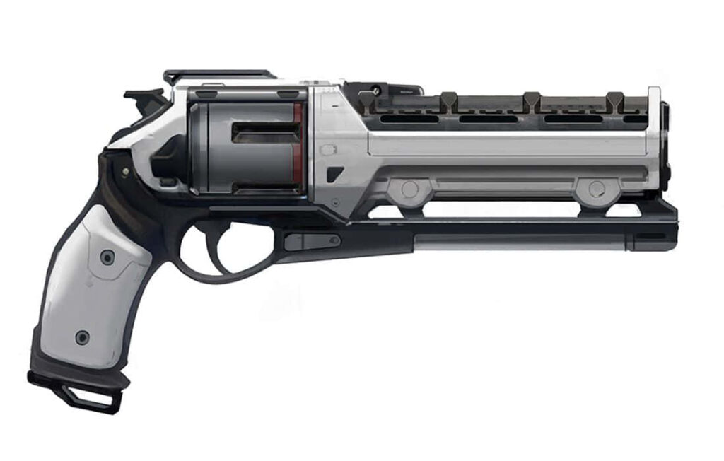 Sleek Metallic Handgun Wallpaper: Futuristic Design & Background